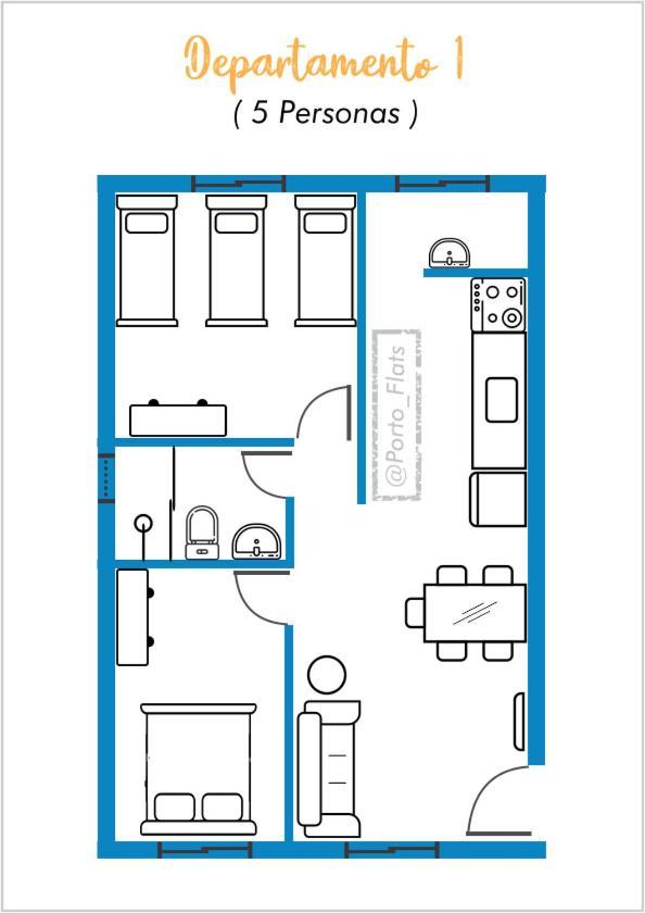 Apartment Espacosos Aptos Em - Com Piscina - Perto De Tudo! Porto de Galinhas